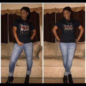 BBD (Bell Biv Devoe) RUN Rhinestone tee